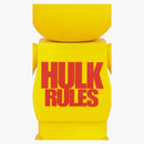Bearbrick Hulkamania 400% Yellow