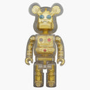 Bearbrick HXS (Hirota Saigansho) 400% de oro
