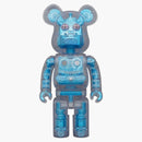 Bearbrick Hxs (hirota Saigansho) 400% Metallic Blue