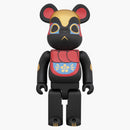 Bearbrick Inu Harigon 400% Black