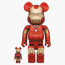Bearbrick Iron Man Mark Iii 100% & 400% Set
