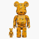 Bearbrick Ito Jakuchu (Hundred Flowers) 100% & 400% set