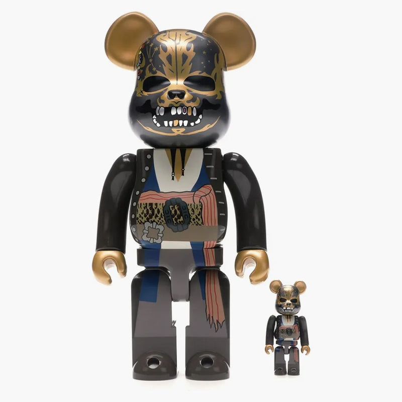 Bearbrick Jack Sparrow (mrtví muži vyprávějí žádné příběhy ver.) 100% & 400% Set Brown