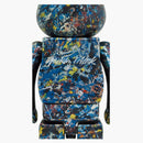 Bearbrick Jackson Pollock Studio 1000% Chrome Ver.
