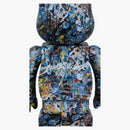 Bearbrick Jackson Pollock Studio 400% Multi
