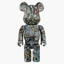Bearbrick Jackson Pollock Studio Ver2.0 100% & 400% Set Multi
