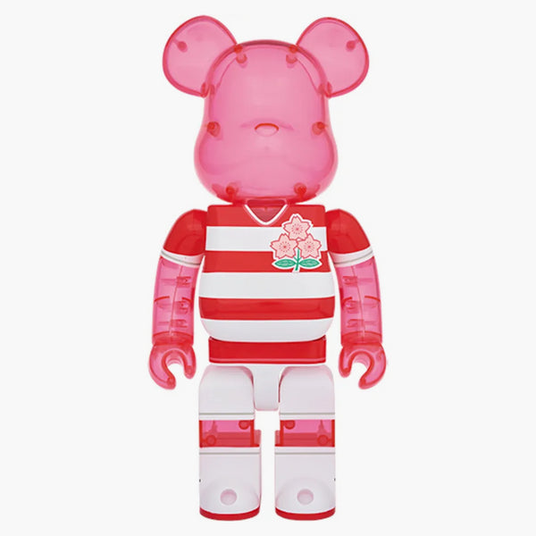 Bearbrick Japan National Rugby Team 100% & 400% Red
