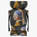 Bearbrick Johannes Vermeer (Girl with a Pearl Earring) 1000%