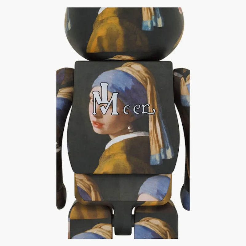 Bearbrick Johannes Vermeer (ragazza con un orecchino di perle) 1000%