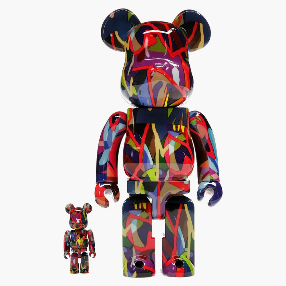 bearbrick × kaws 400% 28cm Bearbrick Kaws Tension 100% & 400% set - buy from Hypeneedz