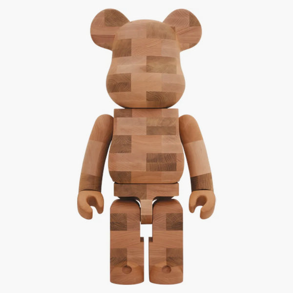 Piastrelle in stile mattone Karimoku Bearbrick 1000% Wood
