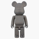 Bearbrick Karimoku Crack Paint 400% Black
