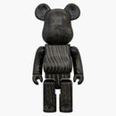 Bearbrick Karimoku flotante 400% negro/oro