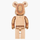 Bearbrick Karimoku Fragment Carved Woodened Layered 1000%