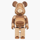 Bearbrick Karimoku Fragment Carved Wooden-Layered 400% Wood