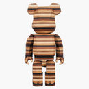 Bearbrick Karimoku Fragment Polygon-Horizon 400% Wood