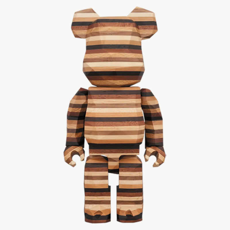Bearbrick Karimoku Fragment Polygon-Horizon 400% dřevo