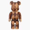 Bearbrick Karimoku Fragment Design Polygon Lattice vzor 400%