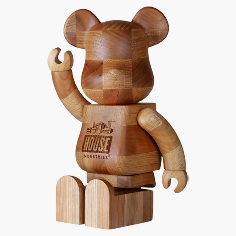Bearbrick Karimoku House Industries Chess 400% Wood
