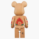 Bearbrick Karimoku Kokebrick 400% Wood
