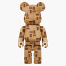 Bearbrick Karimoku Marquetry Chess 400%