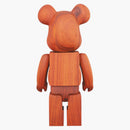 Bearbrick Karimoku Paduk 400% de madera