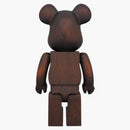 BEARBRICK KARIMOMOKU VOLINE ROSEWOOD 400% WOOD