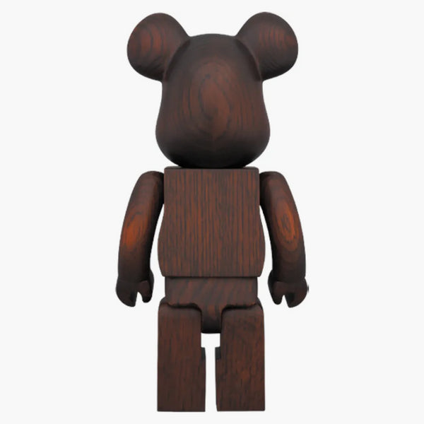 Bearbrick Karimoku Rosewood Paint 400% Wood
