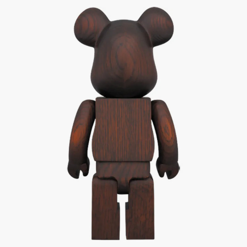Bearbrick Karimoku Rosewood Paint 400% Wood