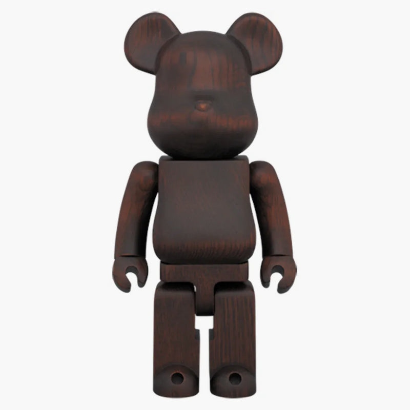Bearbrick Karimoku Rosewood Paint 400% Wood