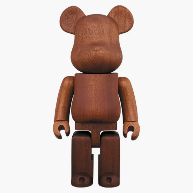 Bearbrick Karimoku Sapele 400% Wood
