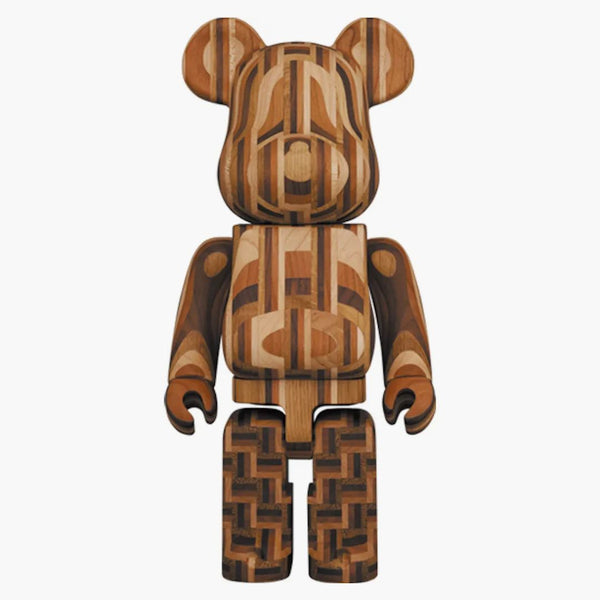 Bearbrick Karimoku Yosegi (Parquet) 2nd 400%