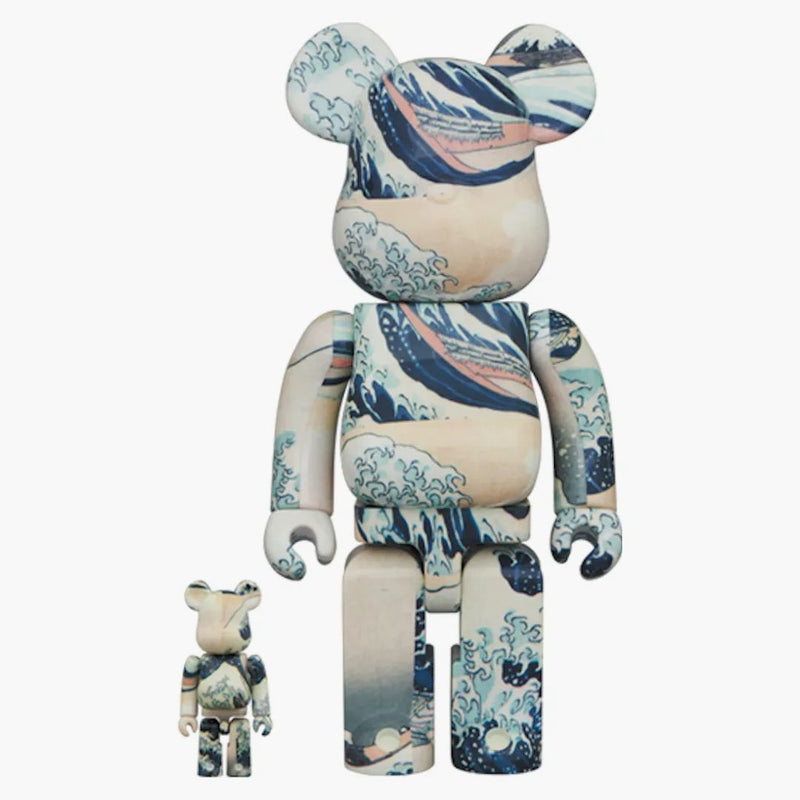 Bearbrick Katsushika Hokusai (Kanagawa Okinami URA) 100% a 400% sada
