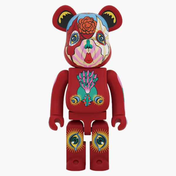 Bearbrick Keiichi Tanaami 1000% červená