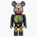 Bearbrick Keiichi Tanaami 100% & 400% Black