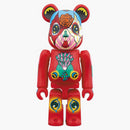 Bearbrick Keiichi Tanaami 100% & 400% red