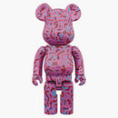 Bearbrick Keith Haring 2 100% & 400% sada fialová