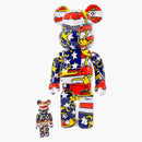 Bearbrick Keith Haring Designercon 100% & 400% Set