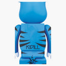 Bearbrick Kidill Bear 100% & 400% set Blue