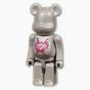 Bearbrick Kill Bill 2 (Love Bride Ver.) 400% Silver