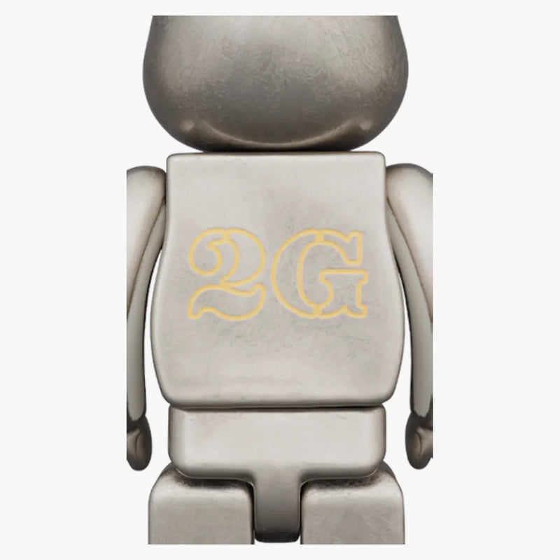 Bearbrick Kutani Hajime Sorayama (Pure Platinum Leaf) 400%