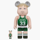 Bearbrick Larry Bird (boston Celtics) 100% & 400% Set