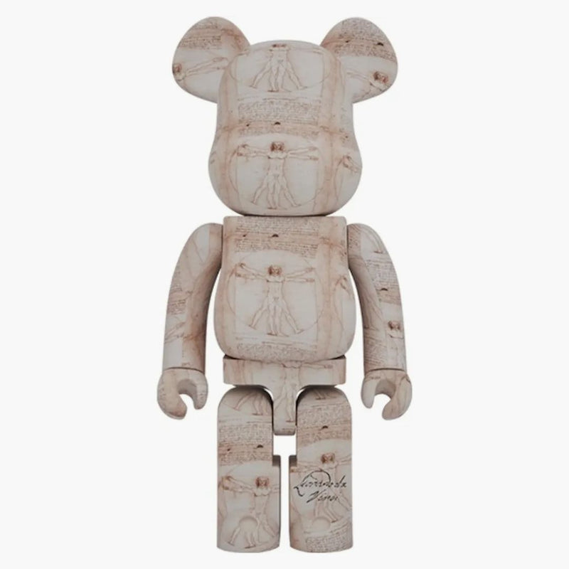 Bearbrick Leonardo da Vinci (vitruvian Man) 1000%