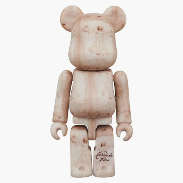 Bearbrick Leonardo da Vinci (Vitruvian Man) 100% a 400%