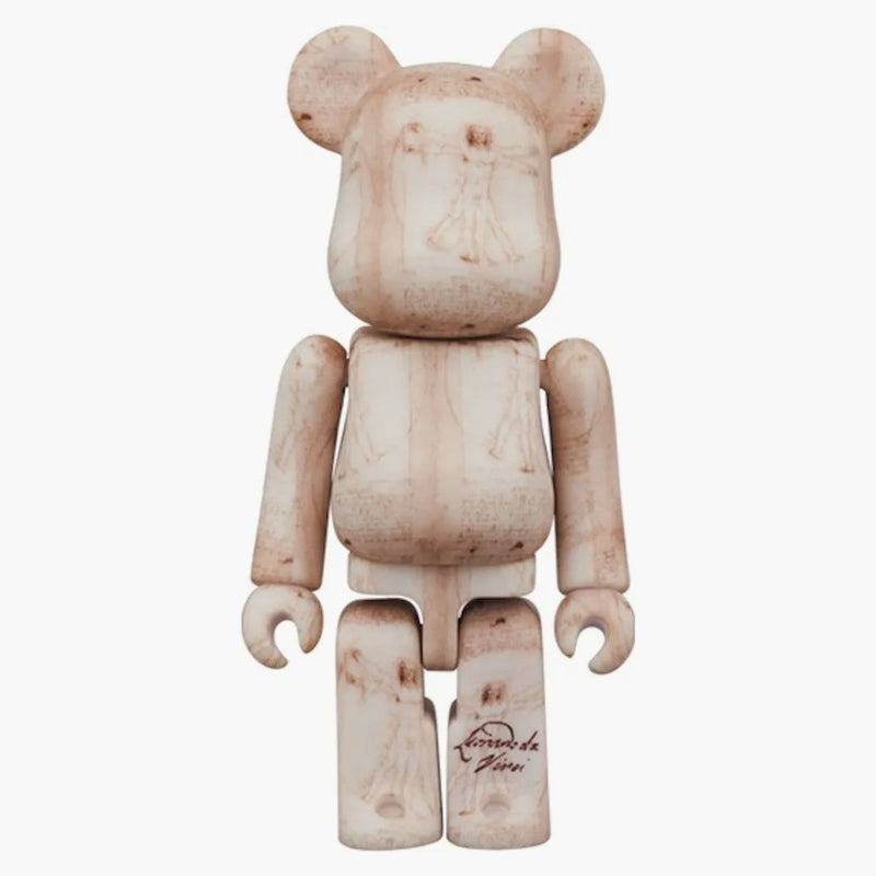Bearbrick Leonardo da Vinci (Vitruvian Man) 100% i 400% zestaw