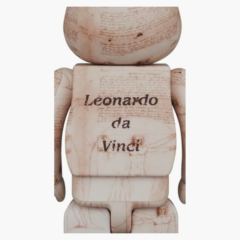Bearbrick Leonardo da Vinci (Vitruvian Man) 100% i 400% zestaw