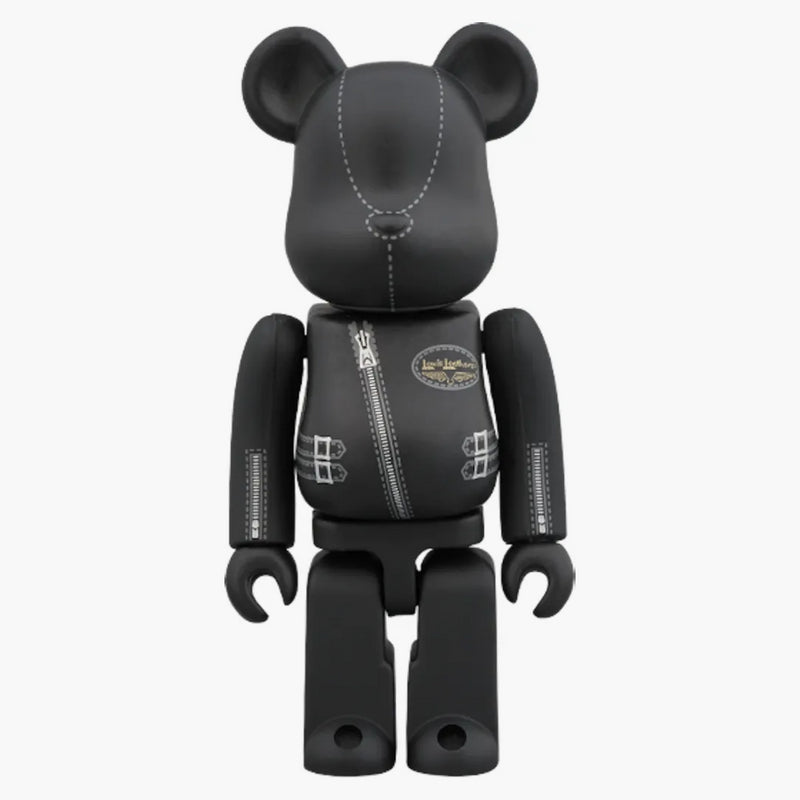 Bearbrick Lewis Lewers 100% & 400% Black
