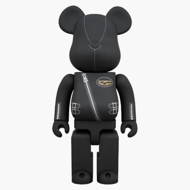 Bearbrick Lewis Lewers 100% & 400% Black