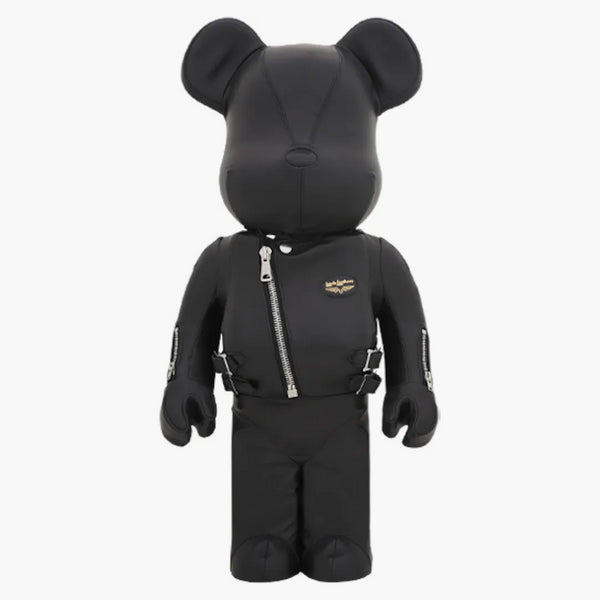 Bearbrick Lewis Leathers 1000% nero