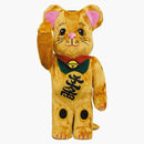 Bearbrick Lucky Cat Gold Costume Edition 400%
